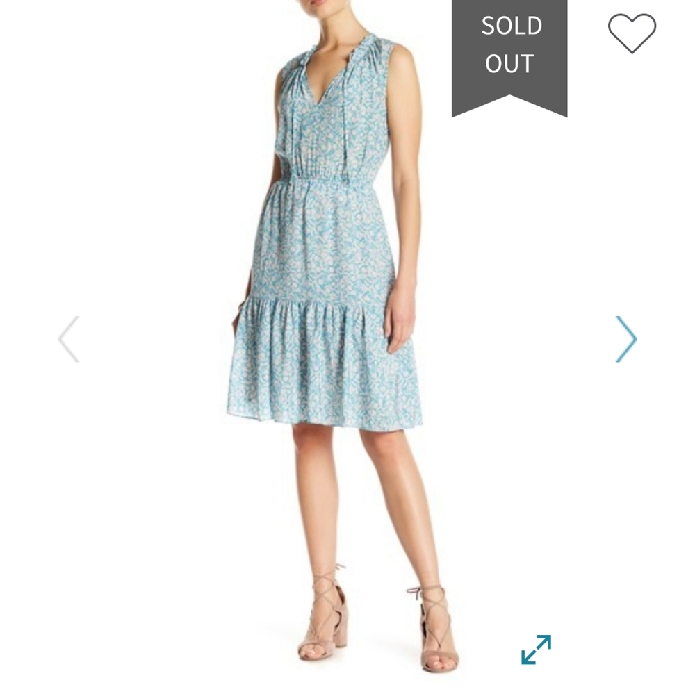 Rebecca Taylor Provence Block Floral Dress